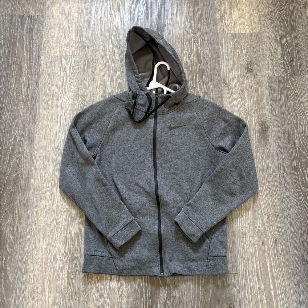 Nike Grey Dri-Fit Zip Up Sweater